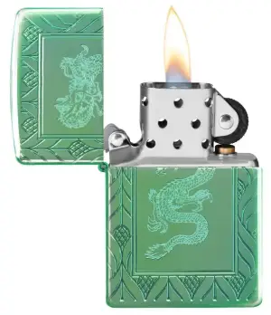 Armor<® High Polish Green Elegant Dragon küçük görsel