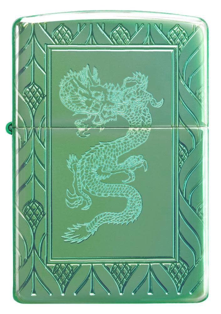 Armor<® High Polish Green Elegant Dragon küçük görsel