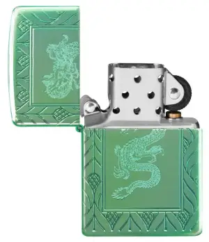 Armor<® High Polish Green Elegant Dragon küçük görsel