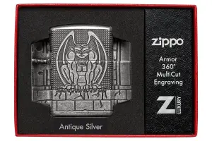 Armor® Antique Silver Gargoyle küçük görsel
