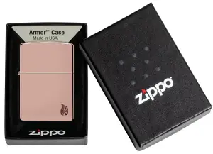 Armor® High Polish Rose Gold Flame Design küçük görsel