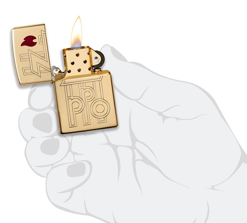 Armor® High Polished Brass Abstract Logo küçük görsel