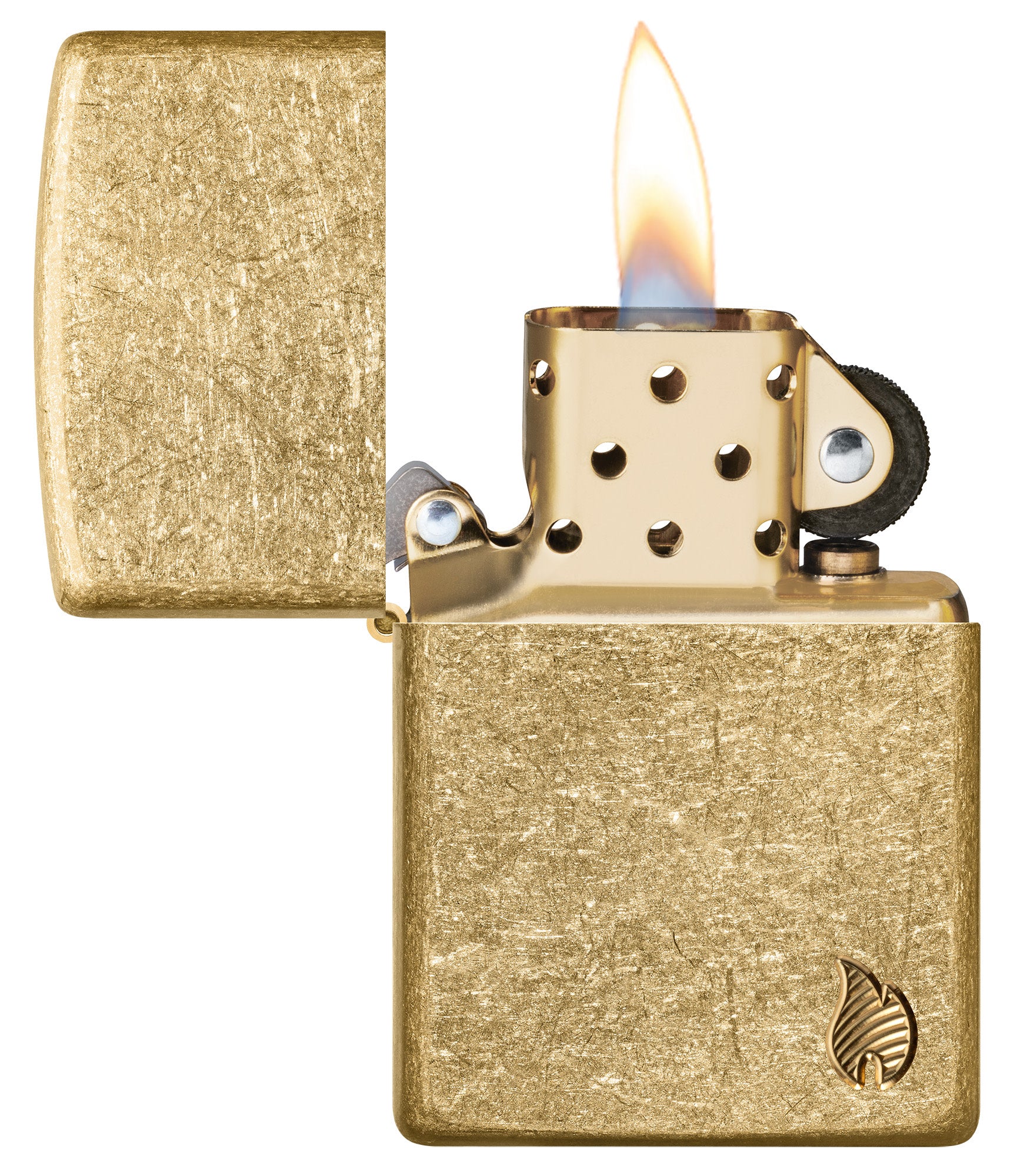 Armor® Tumbled Brass Flame Design küçük görsel