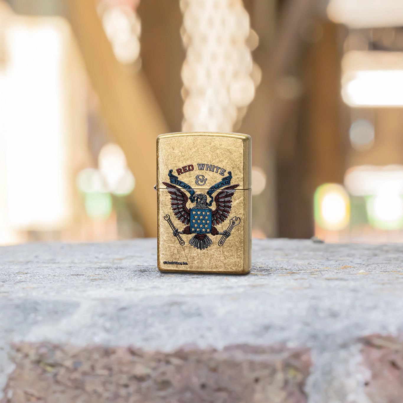 Buck Wear™ Red White & Blue Collar Design küçük görsel