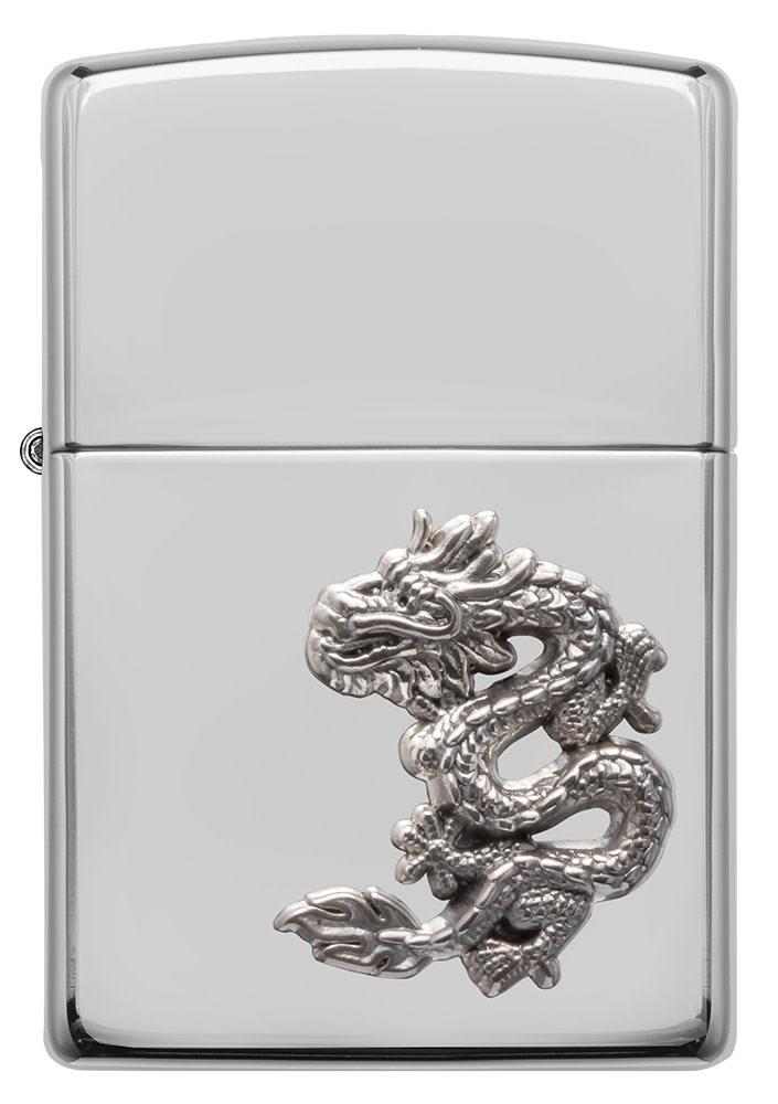 Chinese Dragon Sterling Silver Emblem küçük görsel