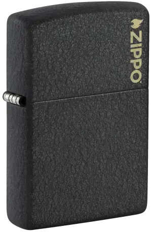 Classic Black Crackle® Zippo Logo küçük görsel