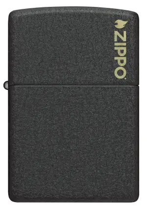 Classic Black Crackle® Zippo Logo küçük görsel