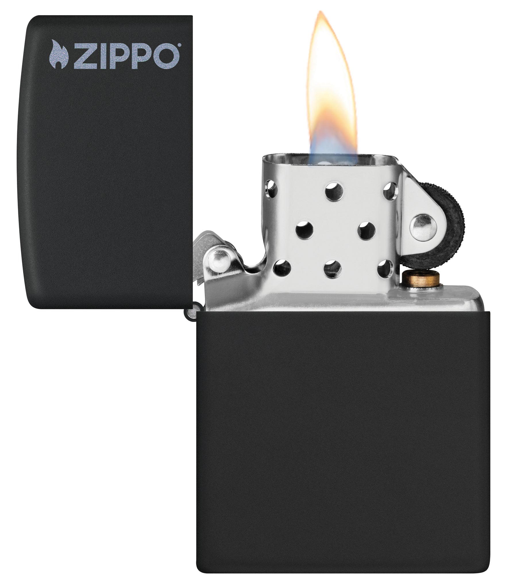 Classic Black Matte with Zippo Logo küçük görsel
