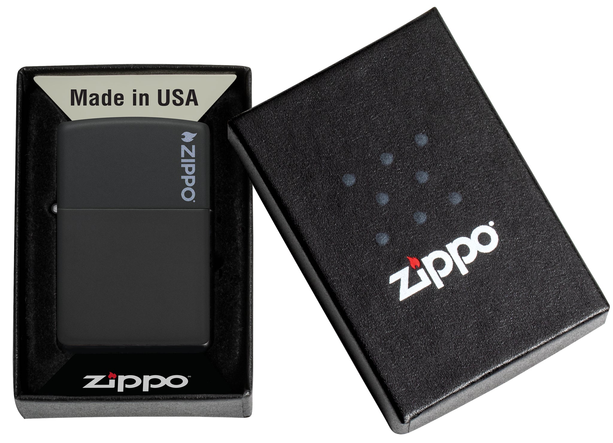 Classic Black Matte with Zippo Logo küçük görsel