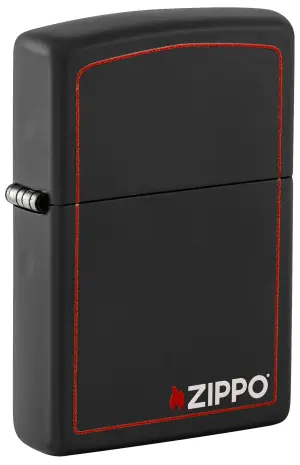 Classic Black and Red Zippo küçük görsel