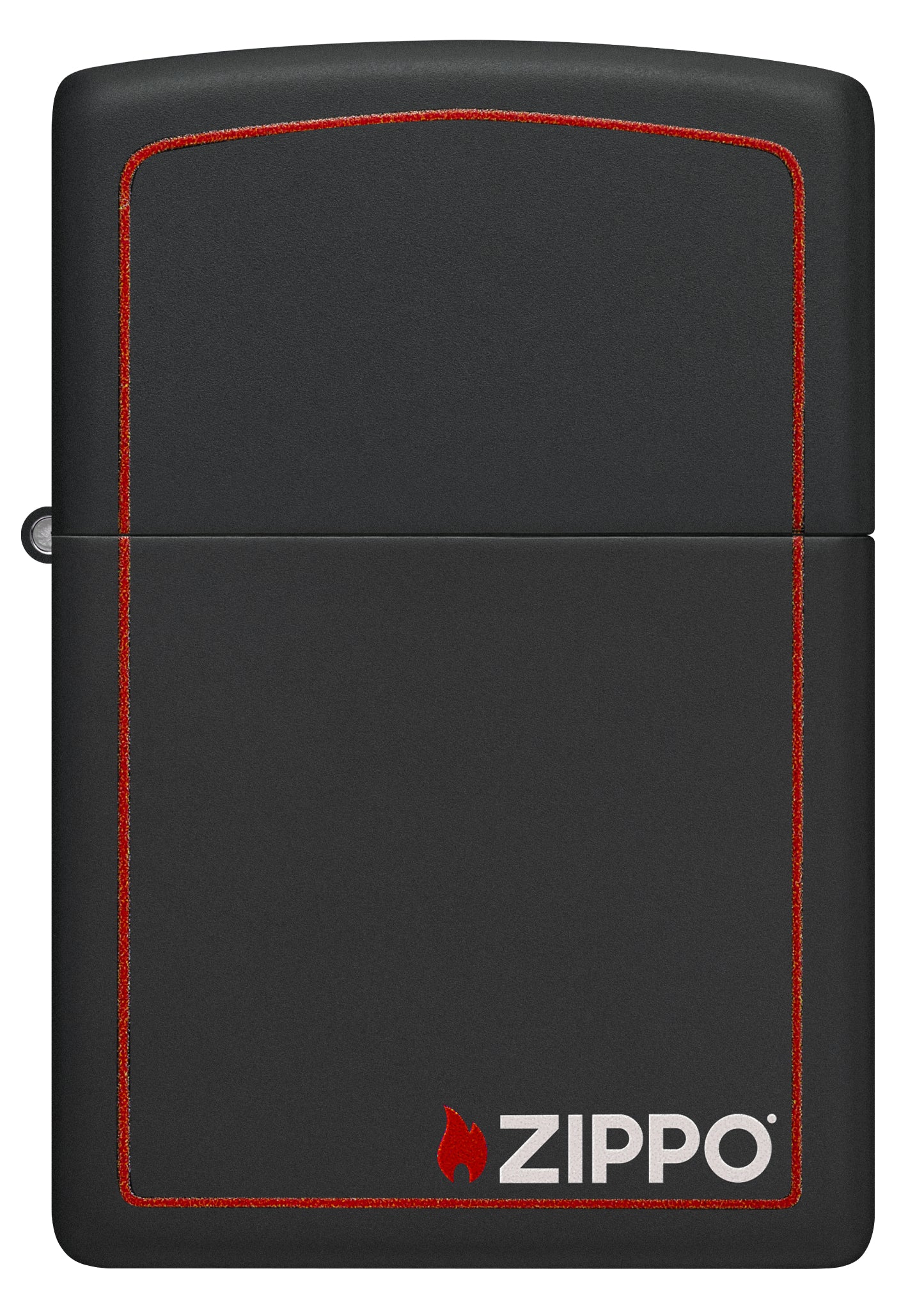 Classic Black and Red Zippo küçük görsel