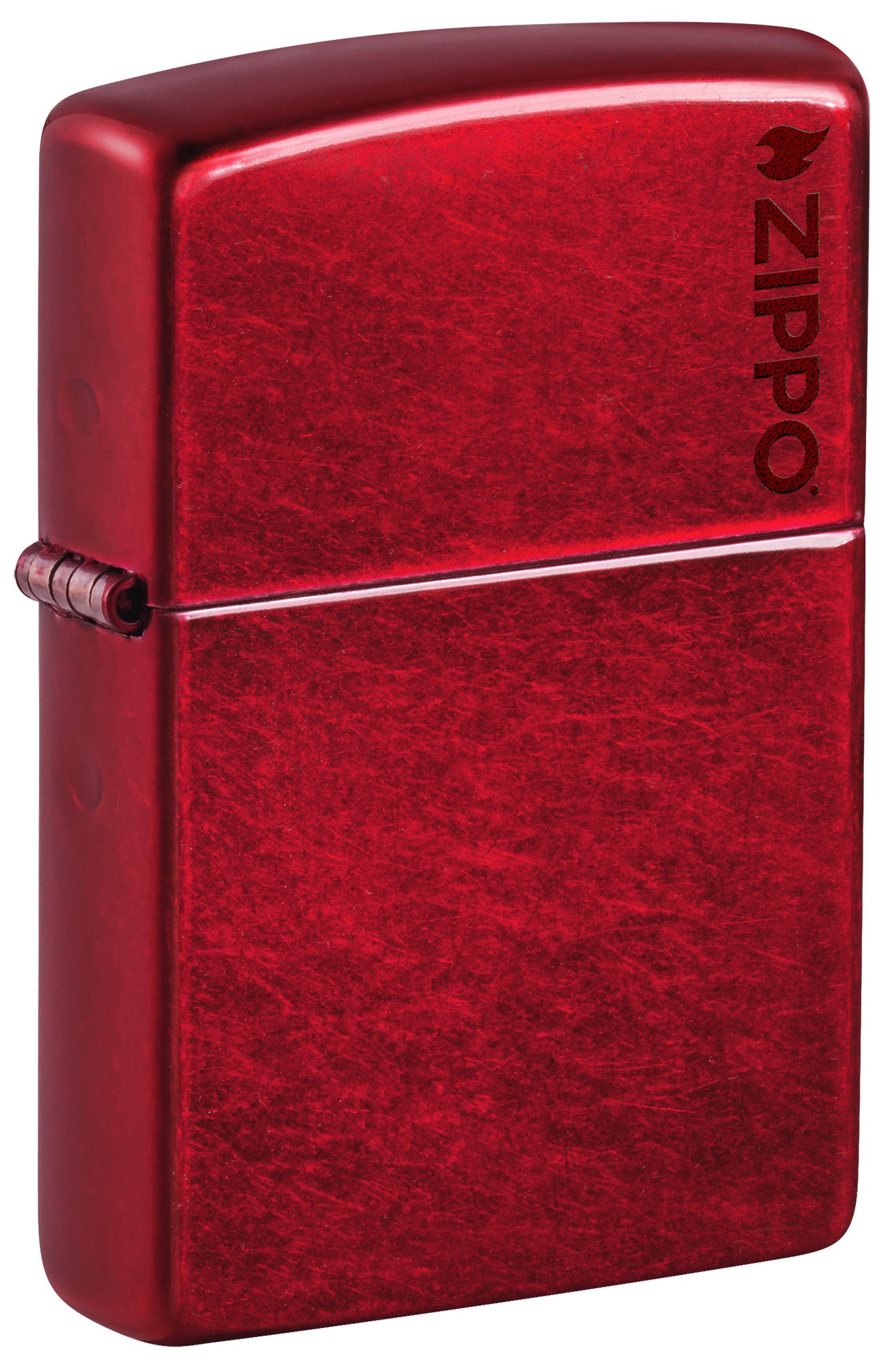 Classic Candy Apple Red Zippo Logo görseli