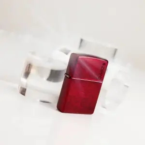 Classic Candy Apple Red Zippo Logo küçük görsel