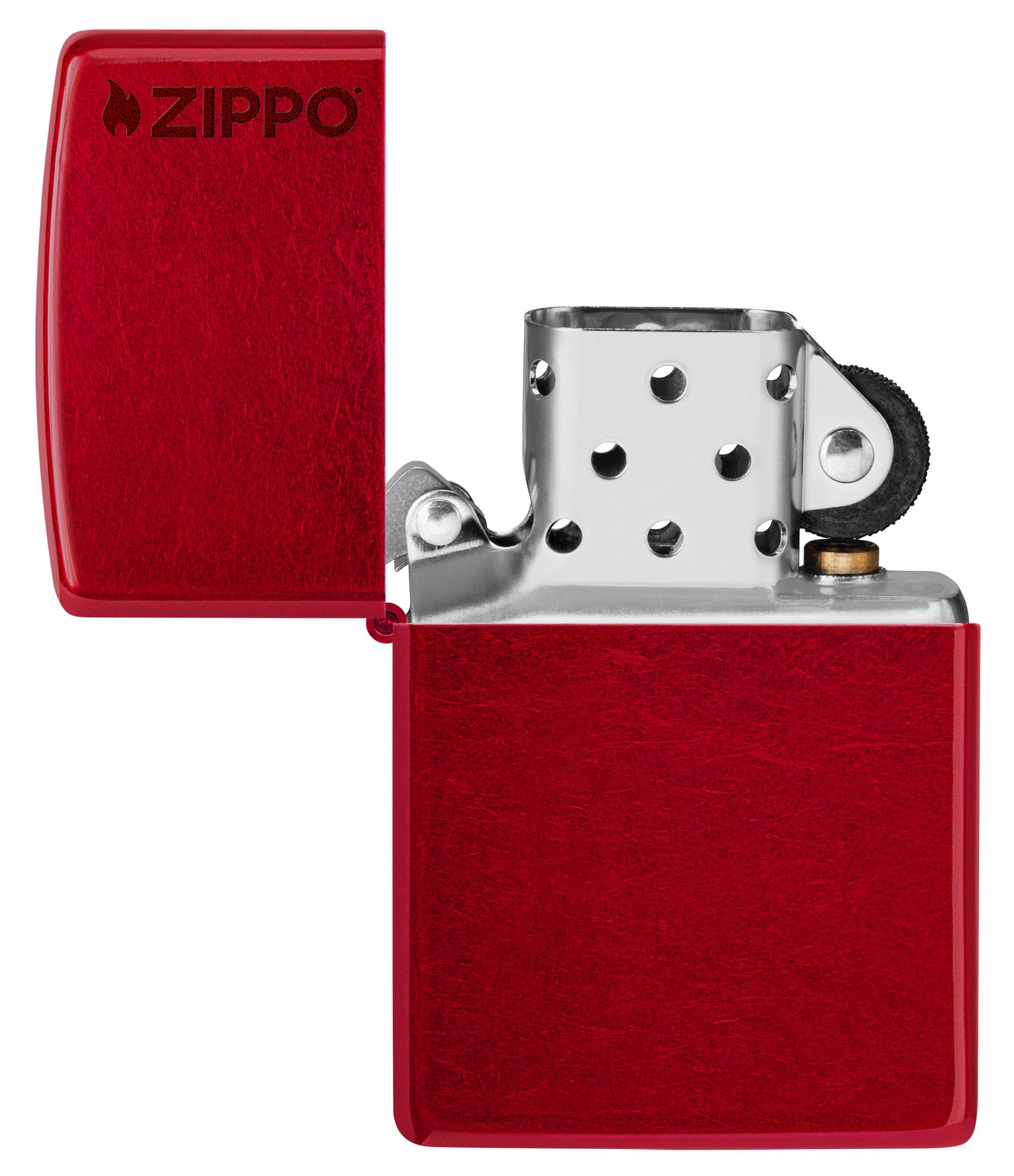Classic Candy Apple Red Zippo Logo küçük görsel