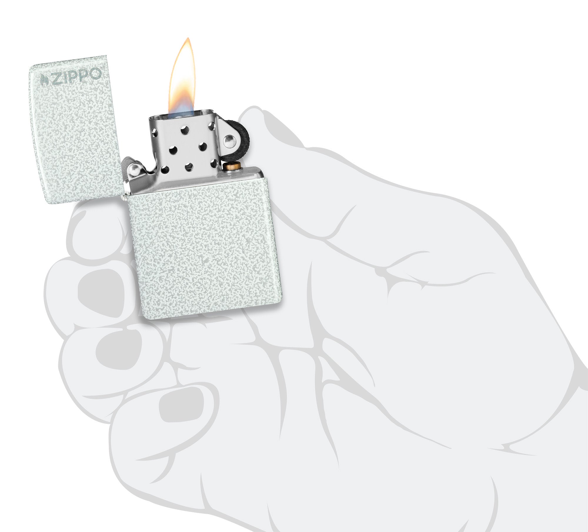 Classic Glacier Zippo Logo küçük görsel