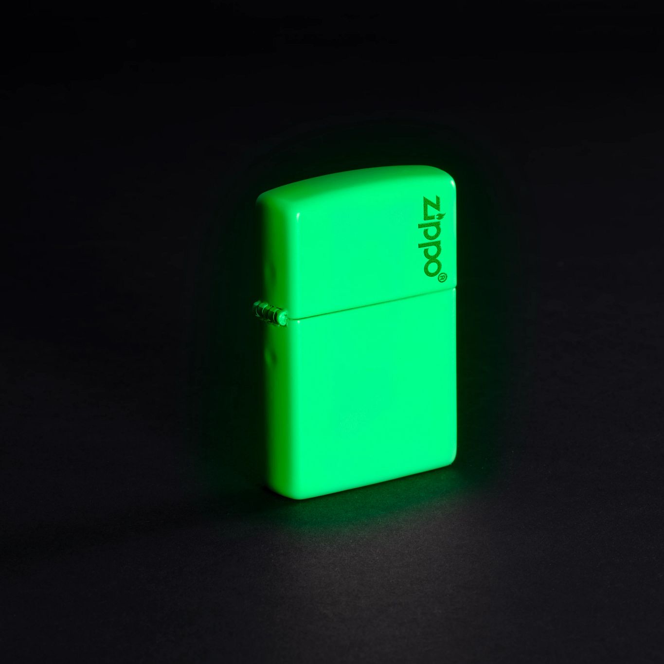 Classic Glow In The Dark Zippo Logo küçük görsel