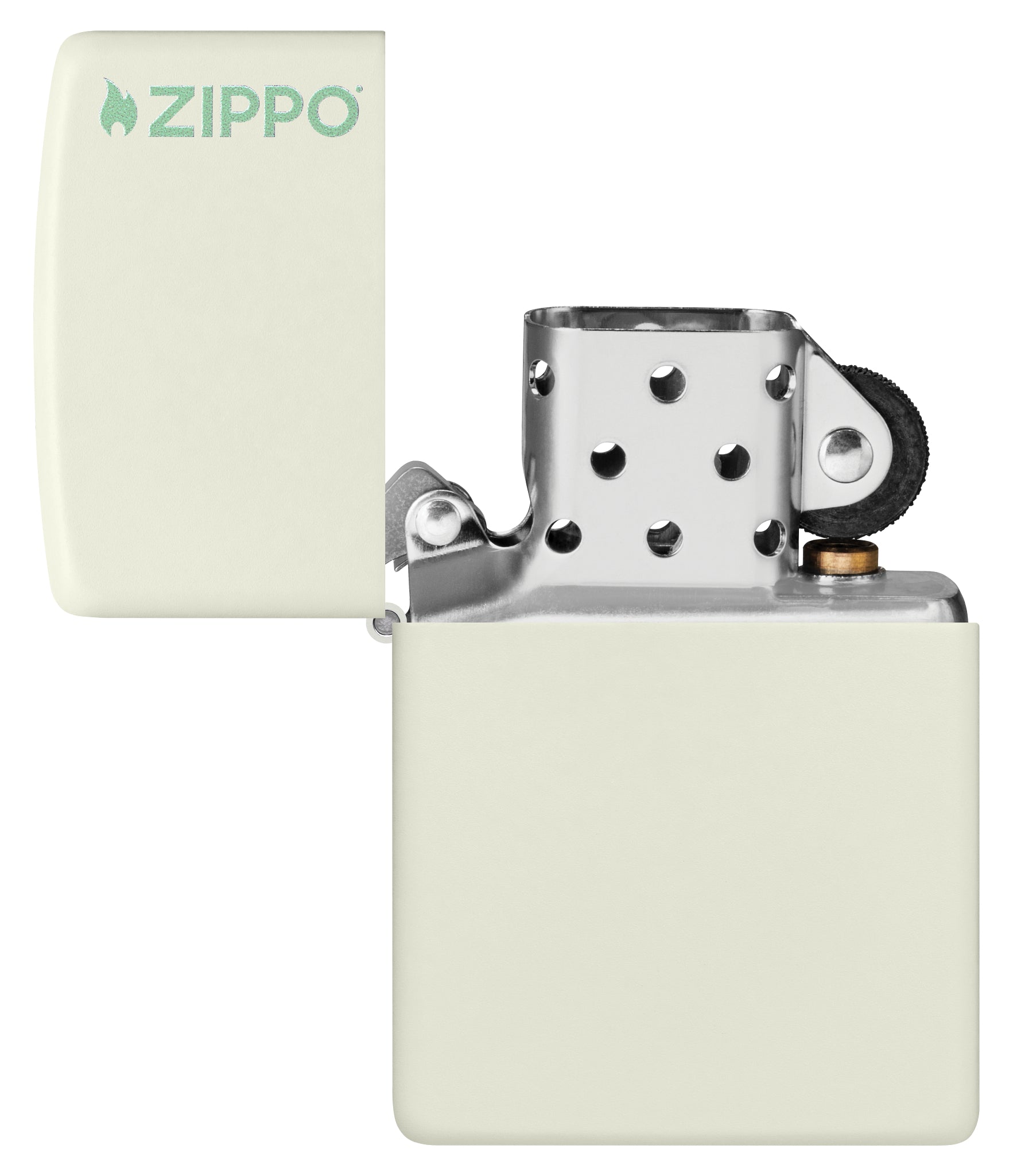 Classic Glow In The Dark Zippo Logo küçük görsel