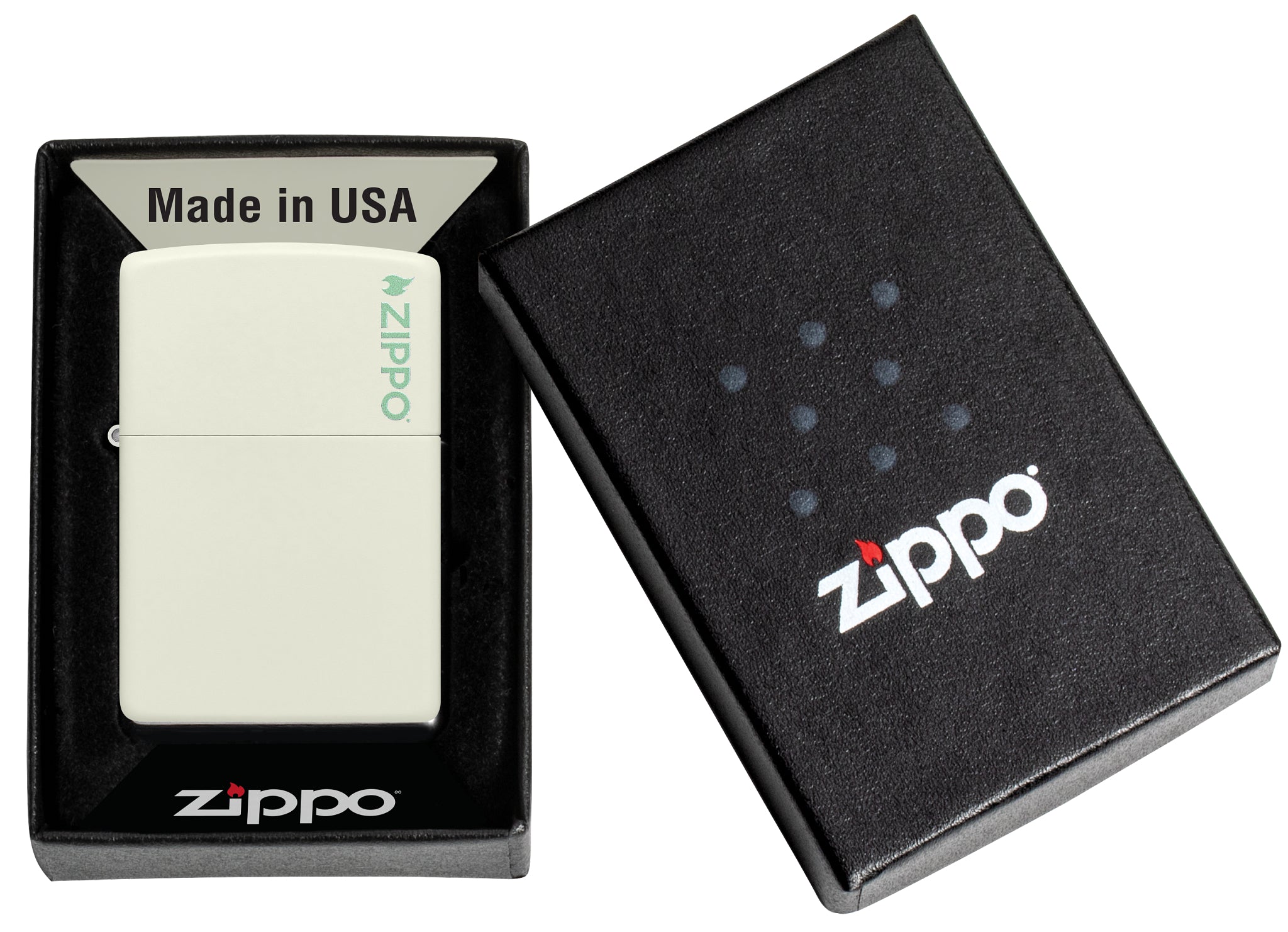 Classic Glow In The Dark Zippo Logo küçük görsel