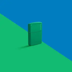 Classic Grass Green Matte Zippo Logo küçük görsel