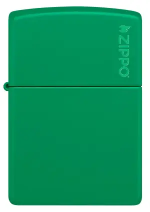 Classic Grass Green Matte Zippo Logo küçük görsel