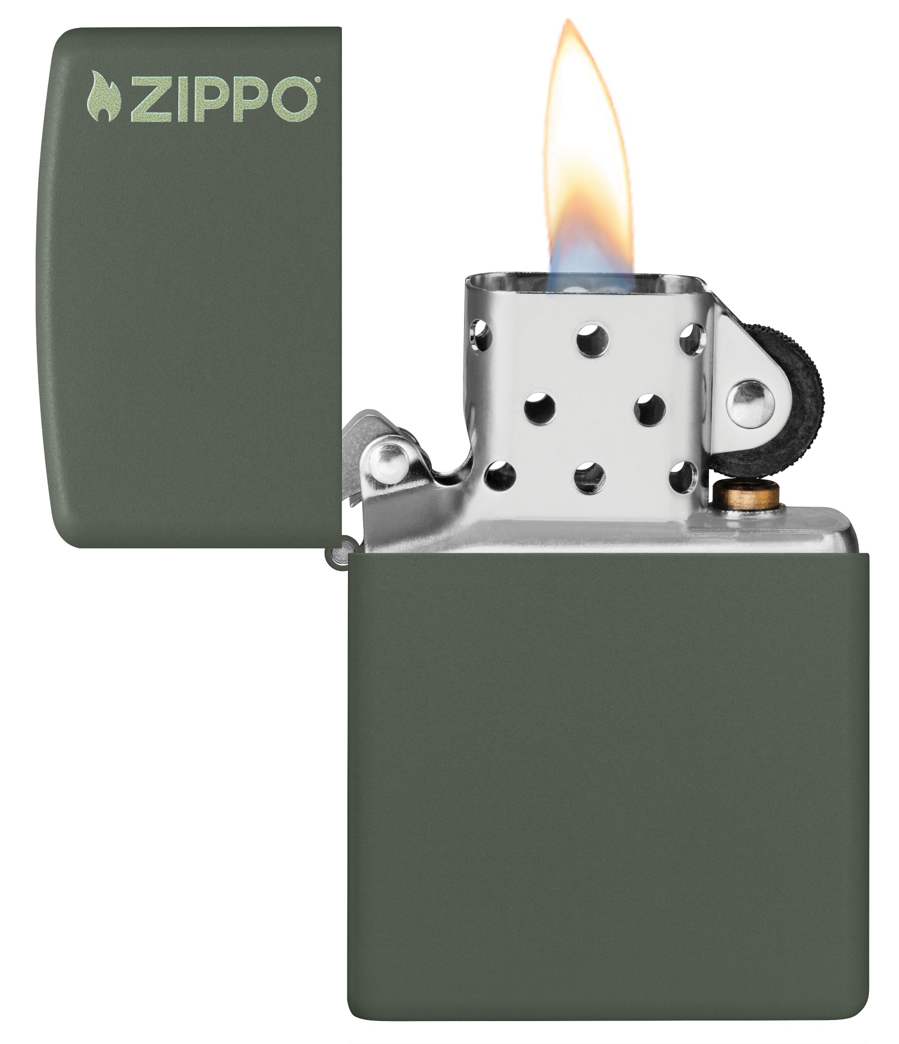 Classic Green Matte Zippo Logo küçük görsel