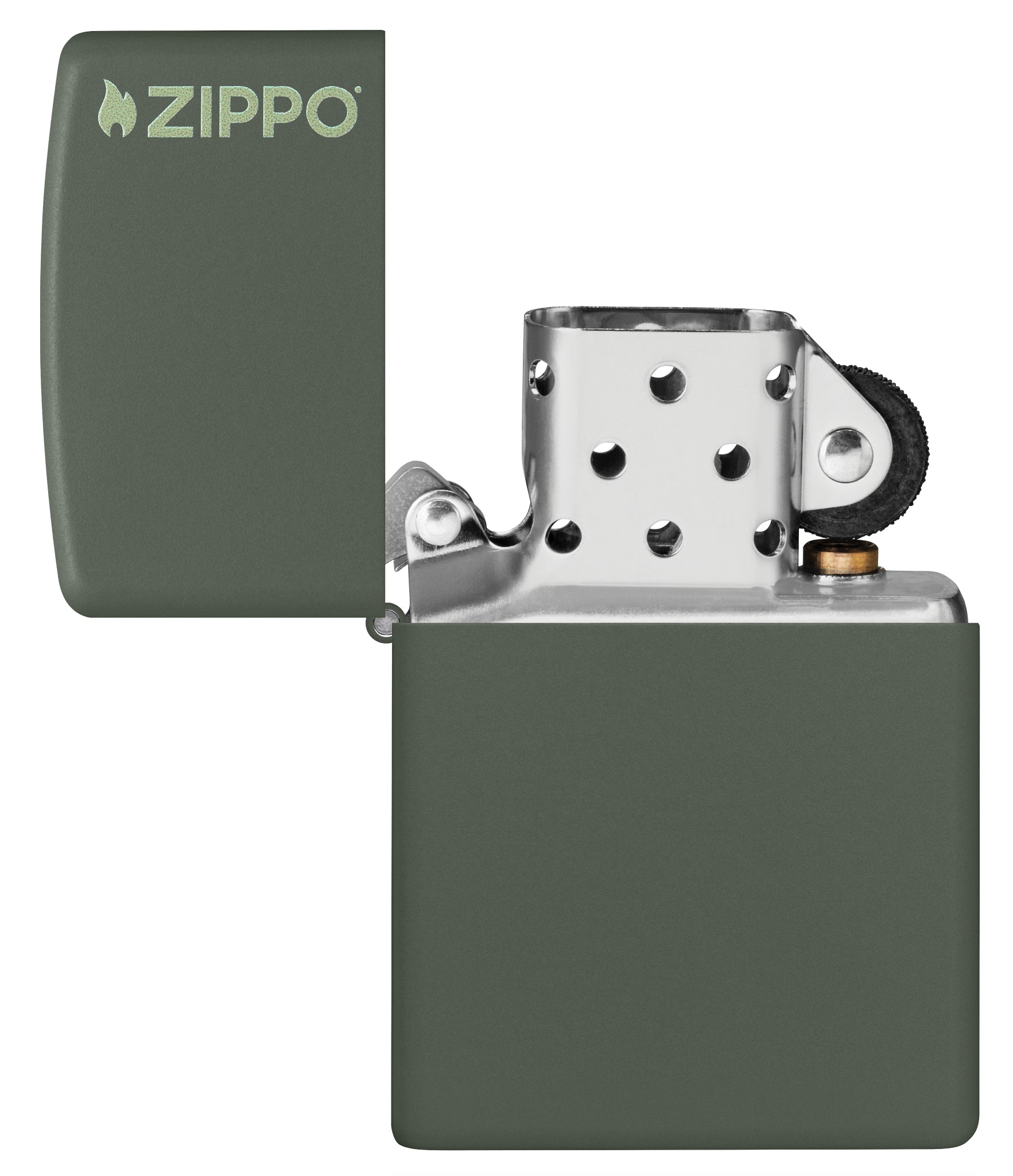 Classic Green Matte Zippo Logo küçük görsel