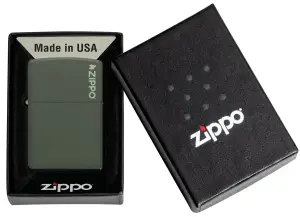Classic Green Matte Zippo Logo küçük görsel