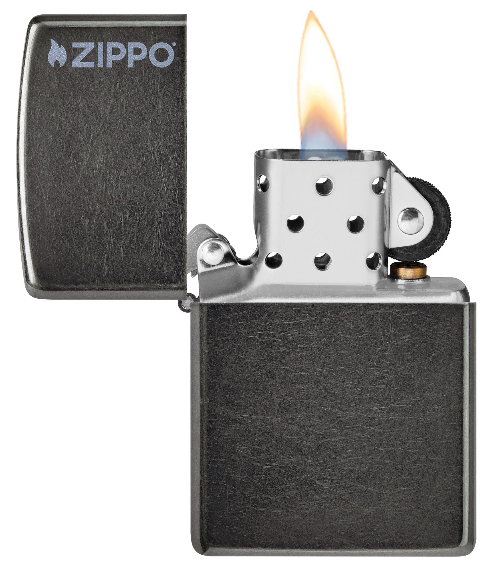 Classic Grey Zippo Logo küçük görsel