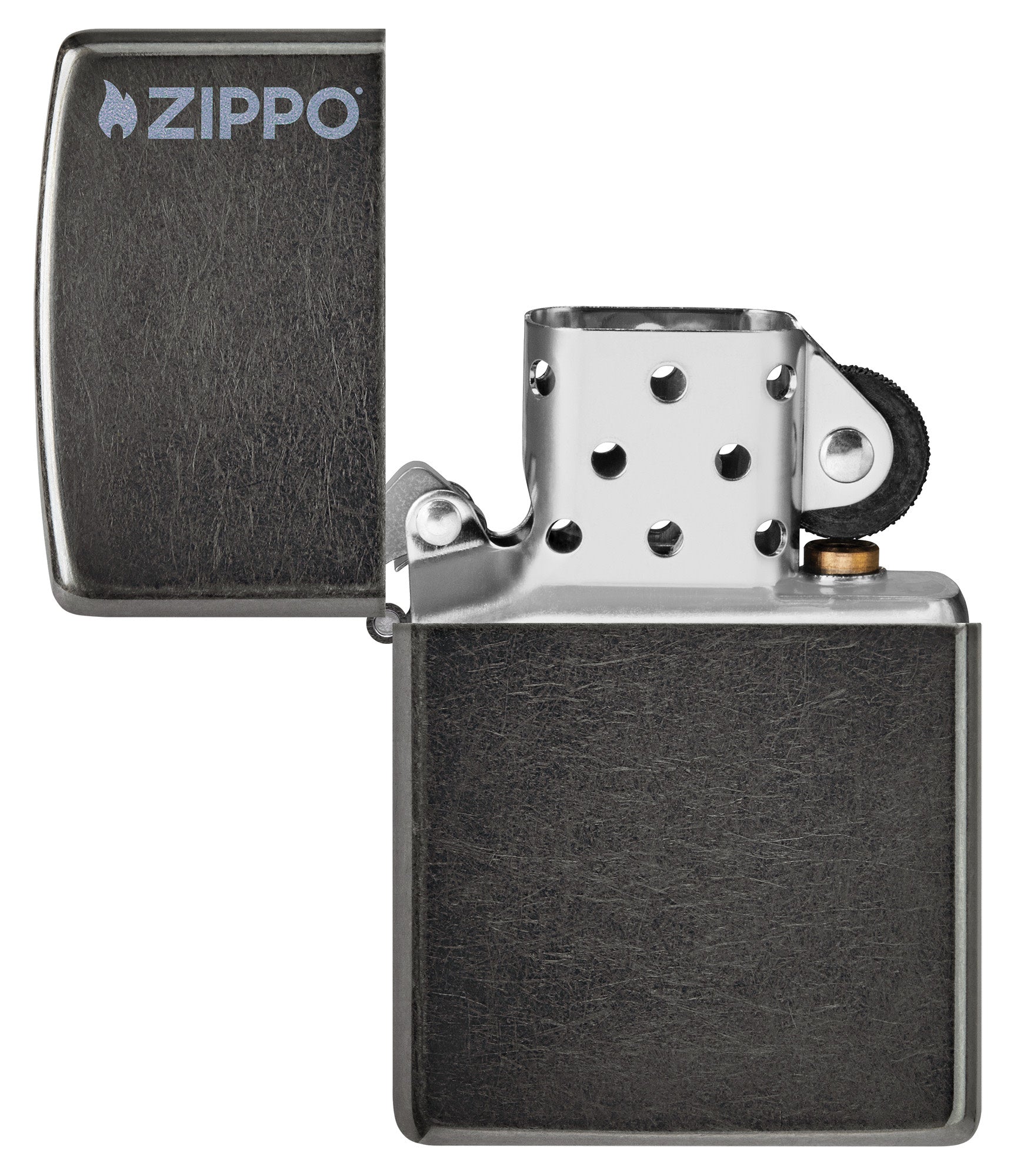 Classic Grey Zippo Logo küçük görsel