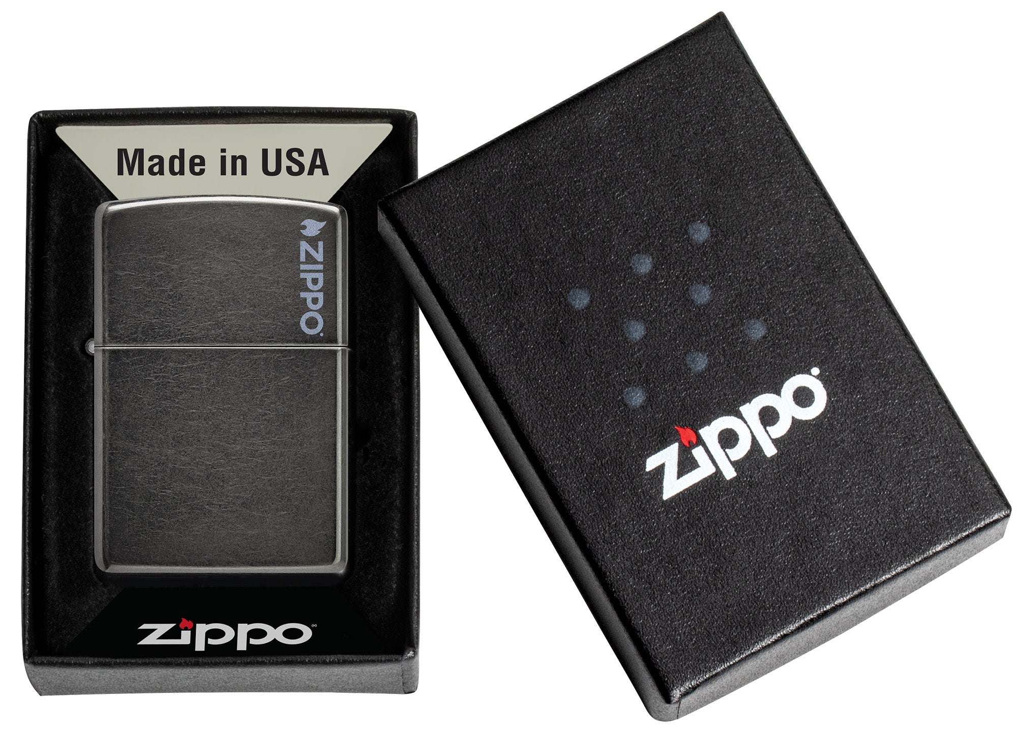 Classic Grey Zippo Logo küçük görsel