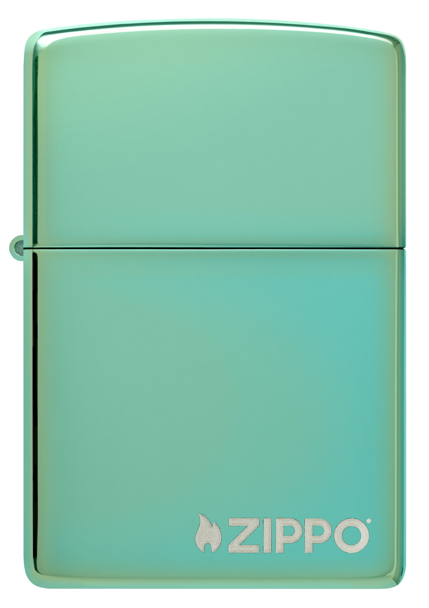 Classic High Polish Green Zippo Logo küçük görsel