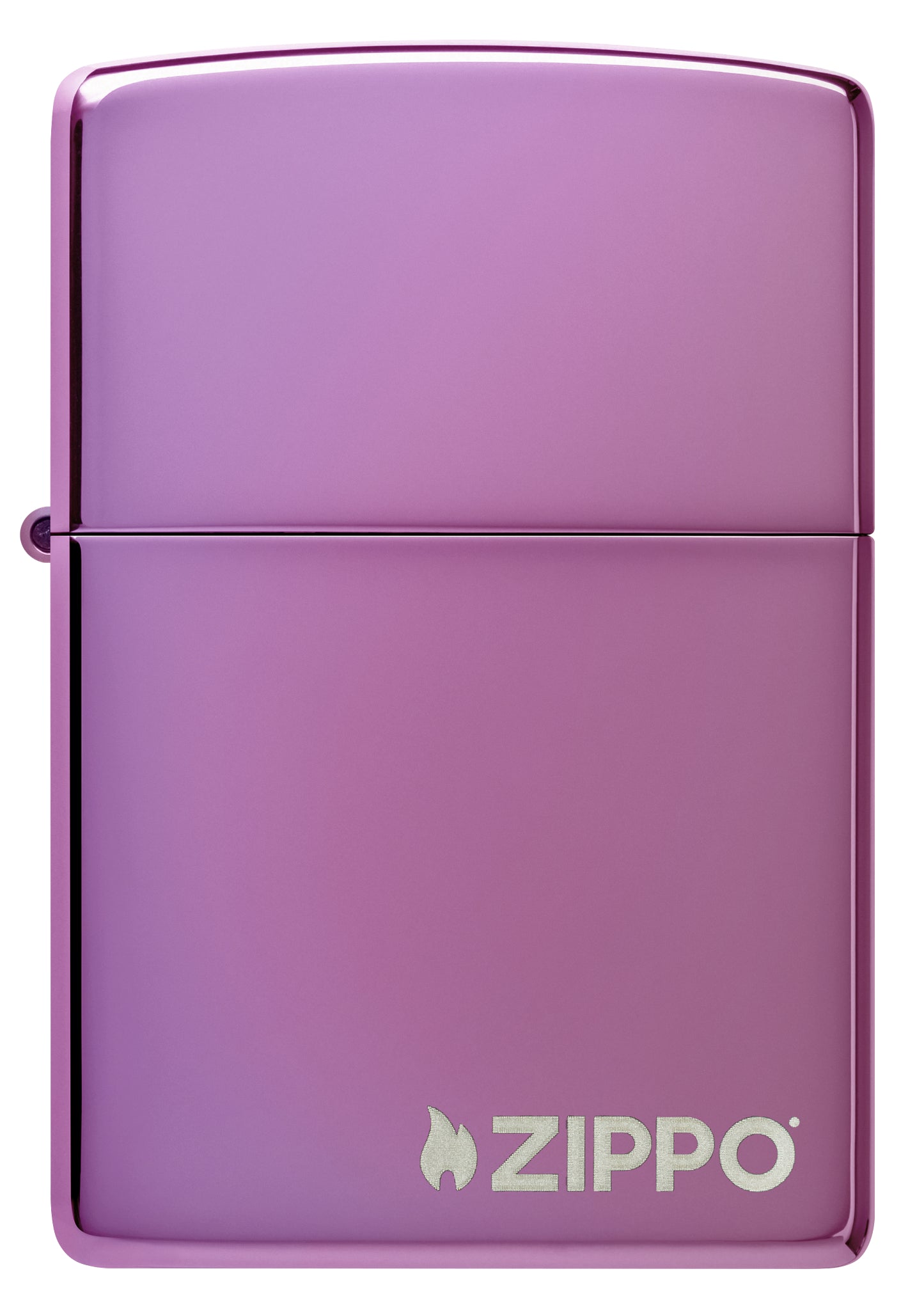 Classic High Polish Purple Zippo Logo küçük görsel