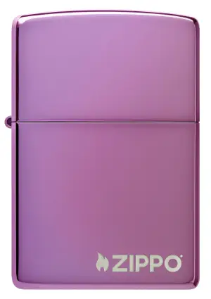Classic High Polish Purple Zippo Logo küçük görsel
