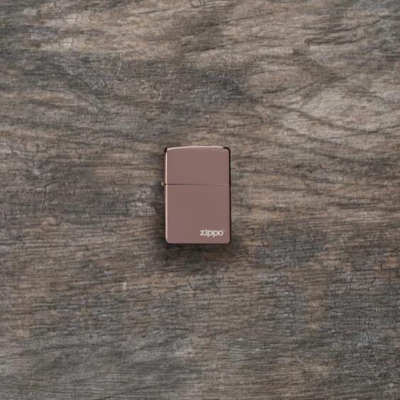 Classic High Polish Rose Gold Zippo Logo küçük görsel