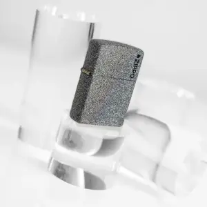 Classic Iron Stone Zippo Logo küçük görsel