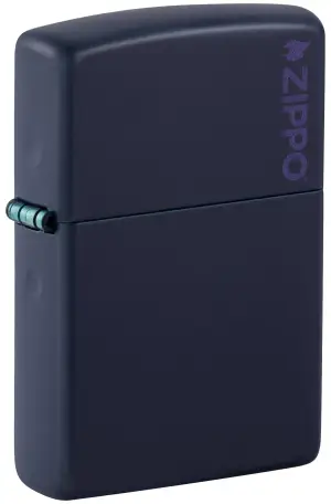 Classic Navy Matte Zippo Logo küçük görsel