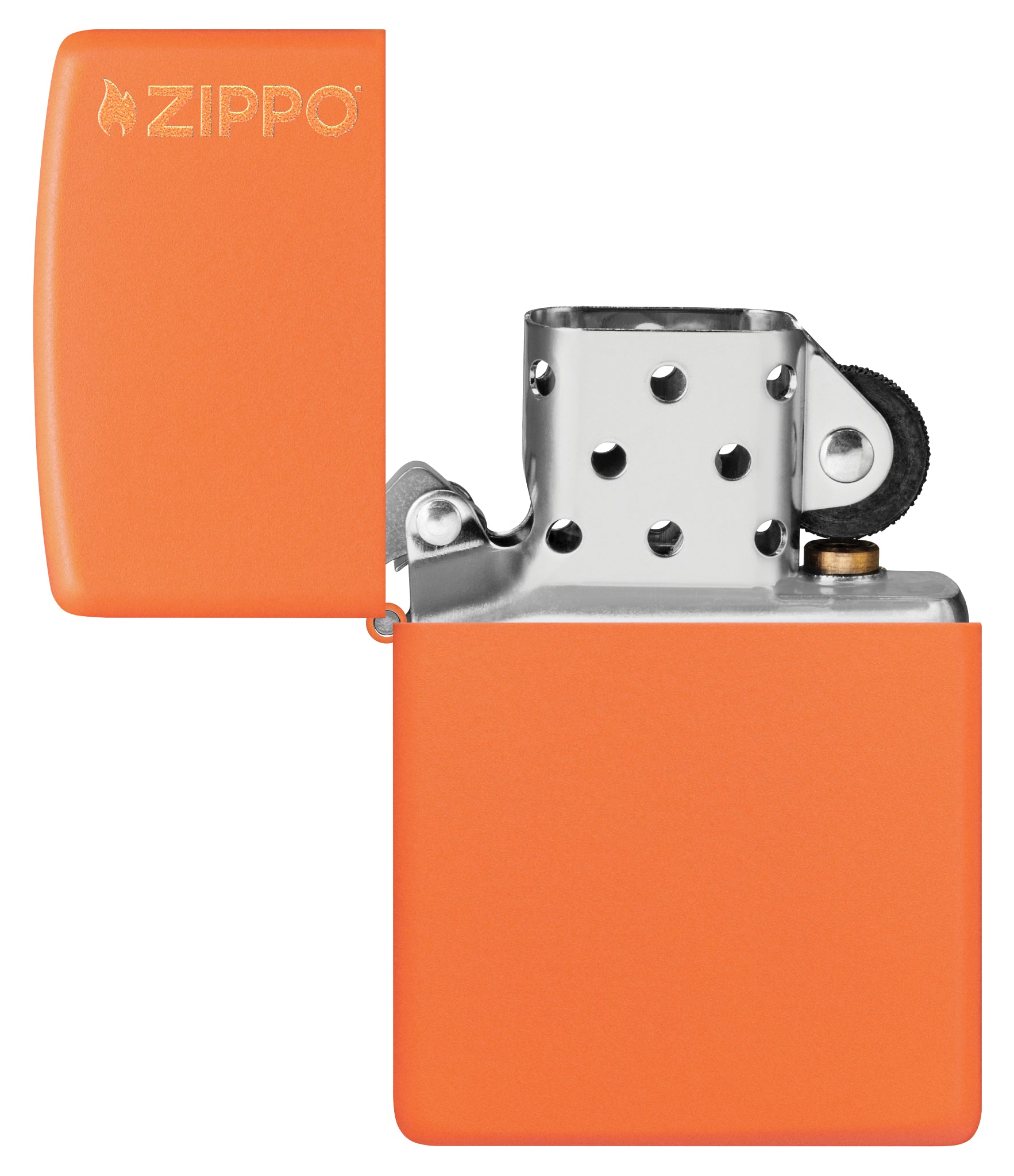 Classic Orange Matte Zippo Logo küçük görsel