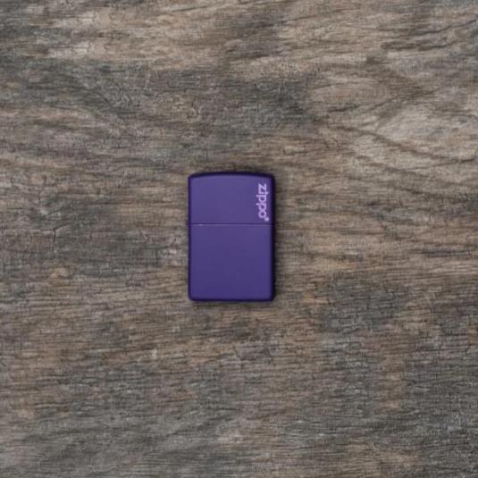 Classic Purple Matte Zippo Logo küçük görsel