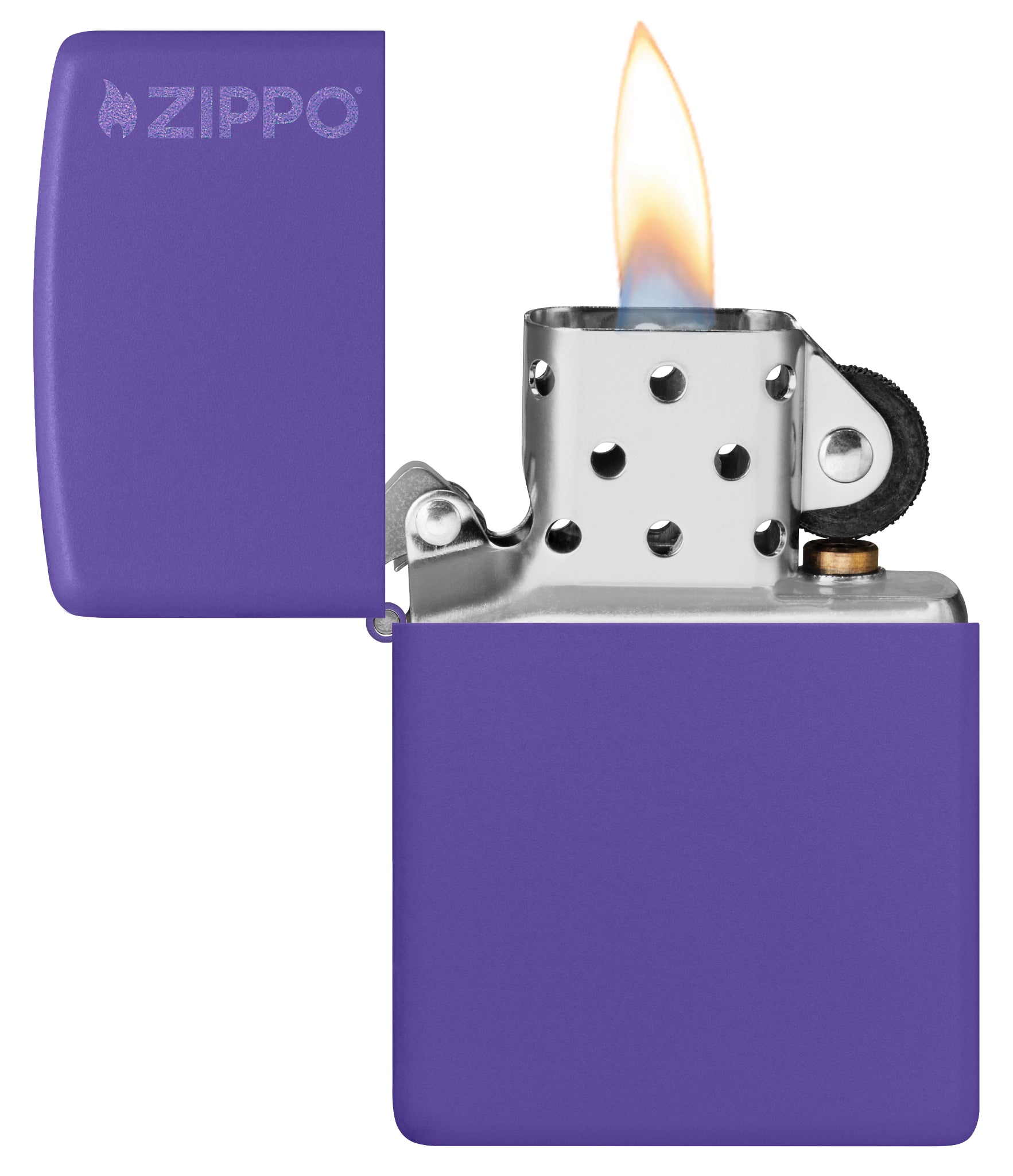 Classic Purple Matte Zippo Logo küçük görsel