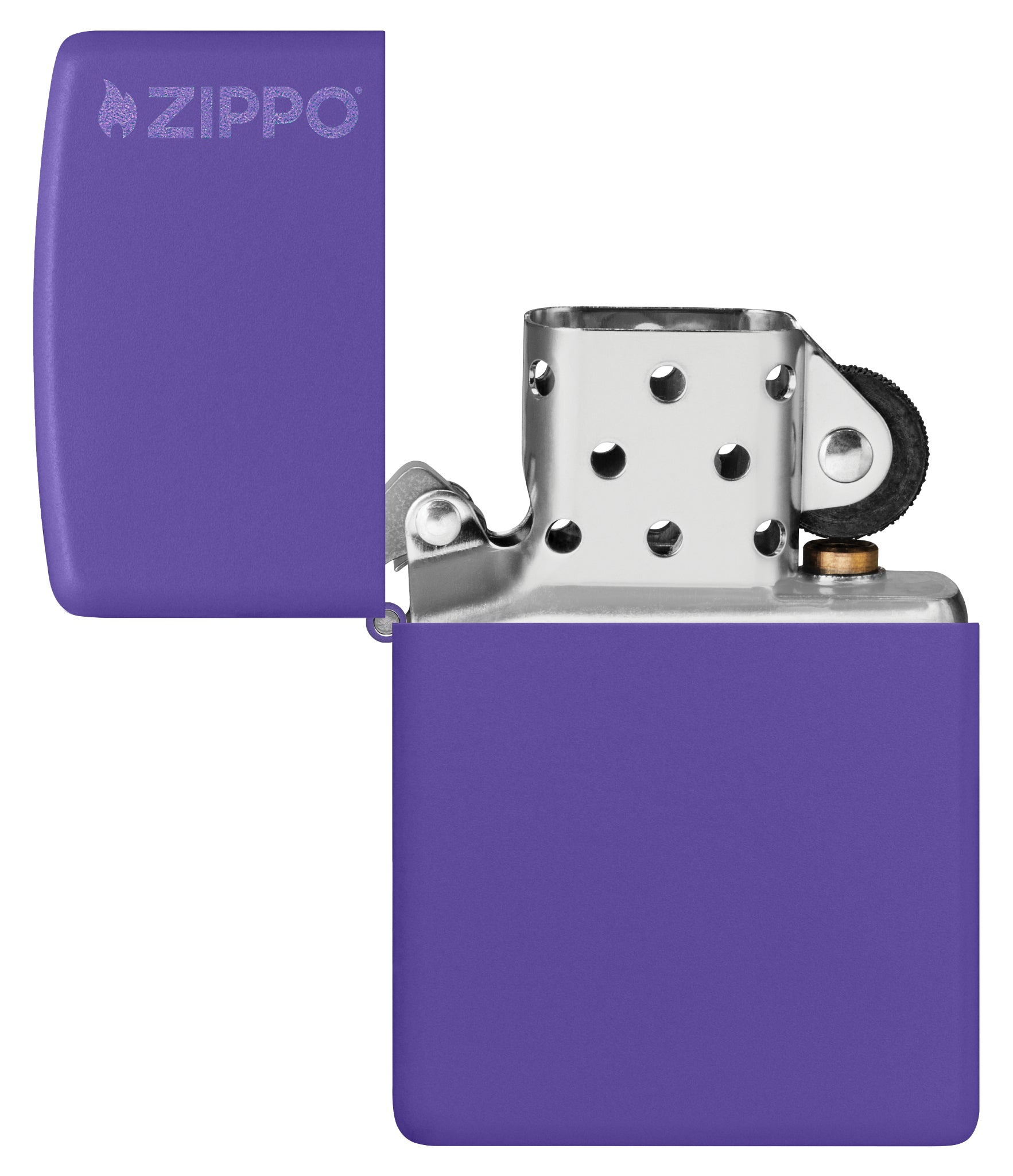 Classic Purple Matte Zippo Logo küçük görsel