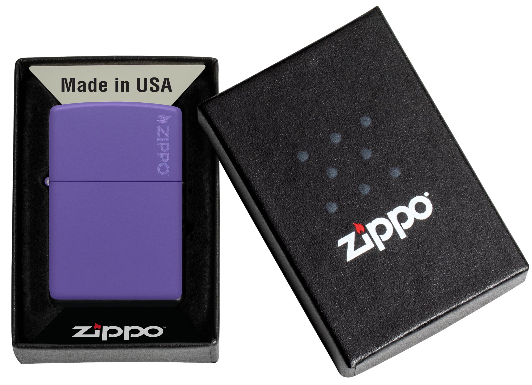 Classic Purple Matte Zippo Logo küçük görsel