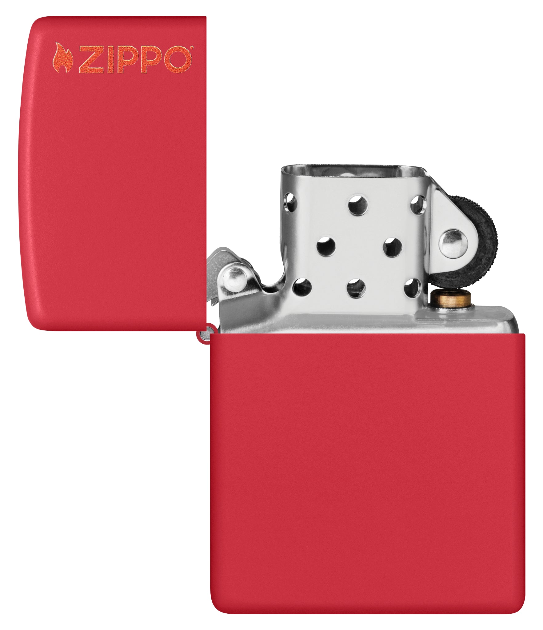 Classic Red Matte Zippo Logo küçük görsel