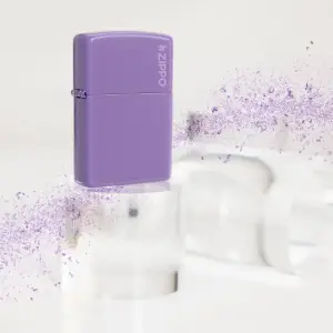 Classic Smoky Lavender Zippo Logo küçük görsel