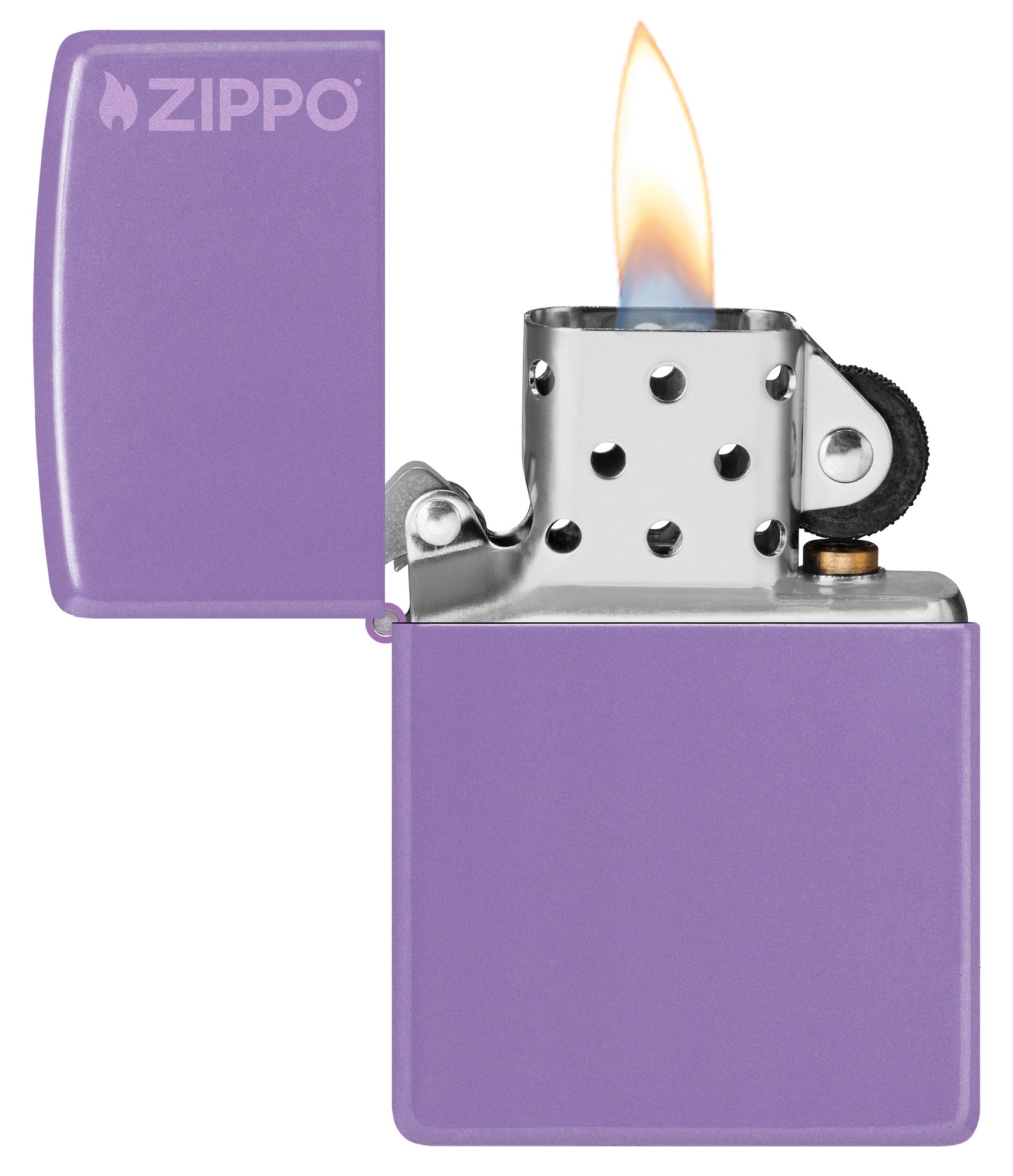 Classic Smoky Lavender Zippo Logo küçük görsel