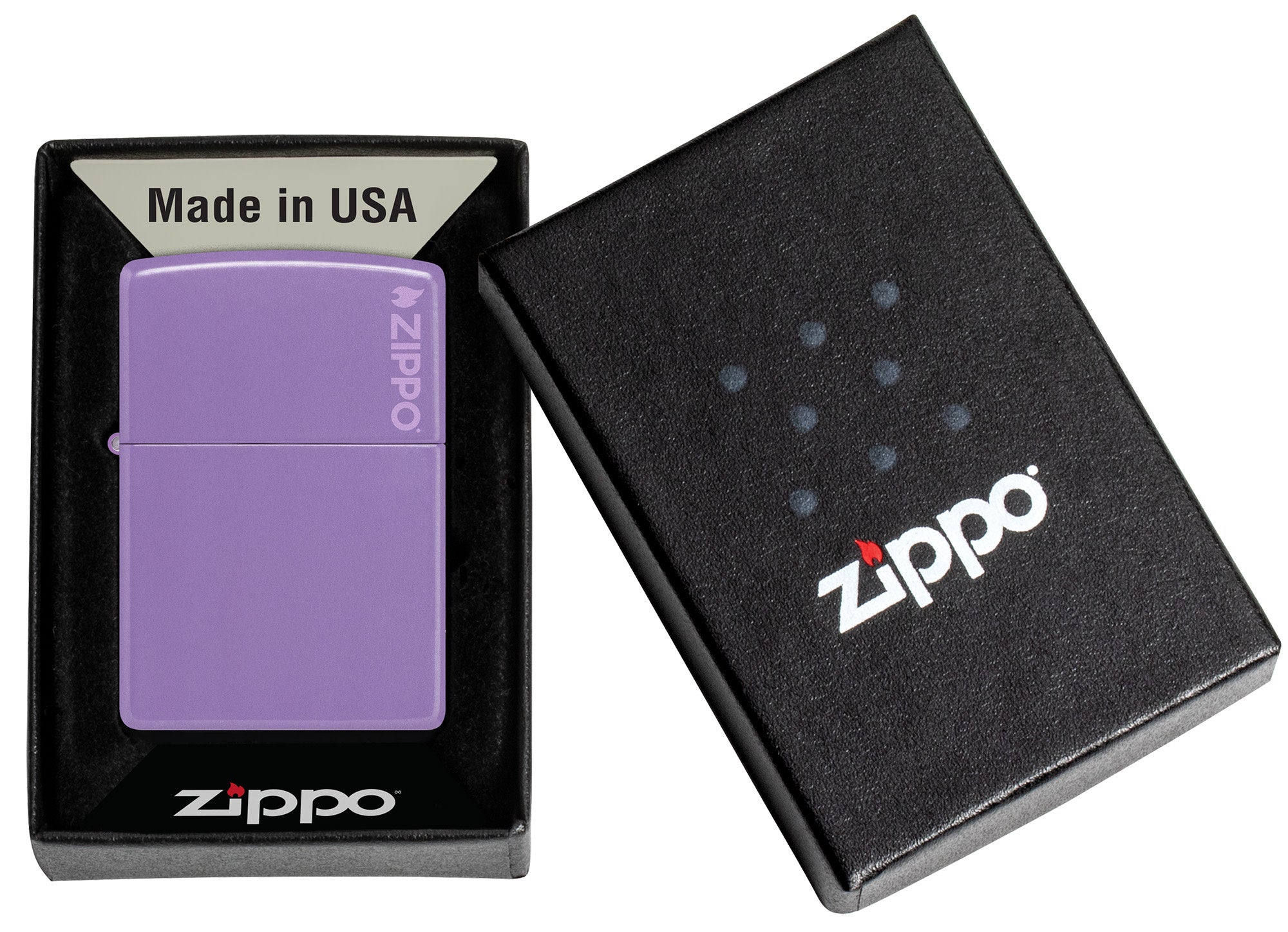 Classic Smoky Lavender Zippo Logo küçük görsel