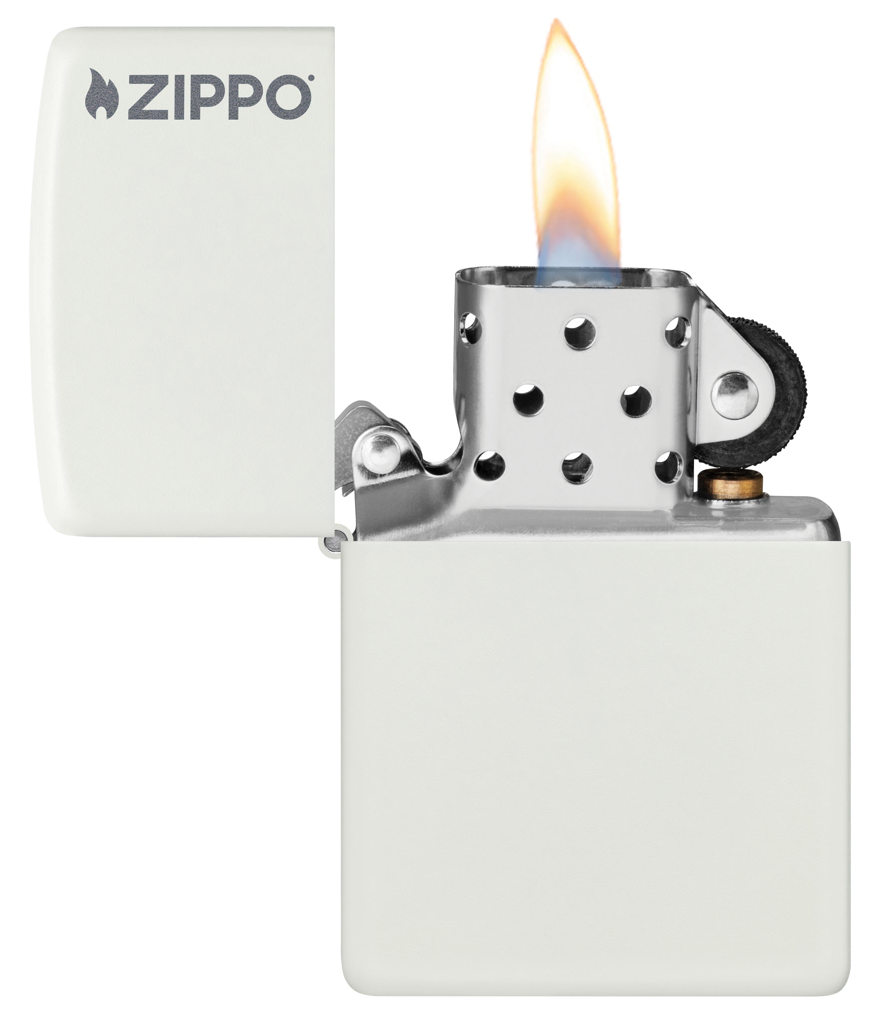 Classic White Matte Zippo Logo küçük görsel