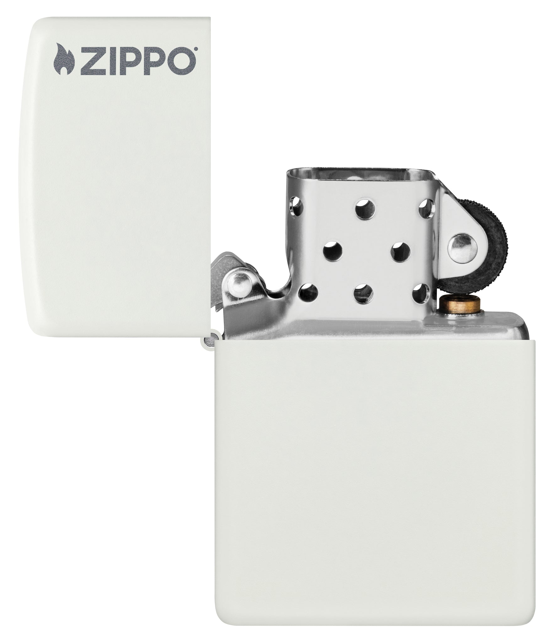 Classic White Matte Zippo Logo küçük görsel