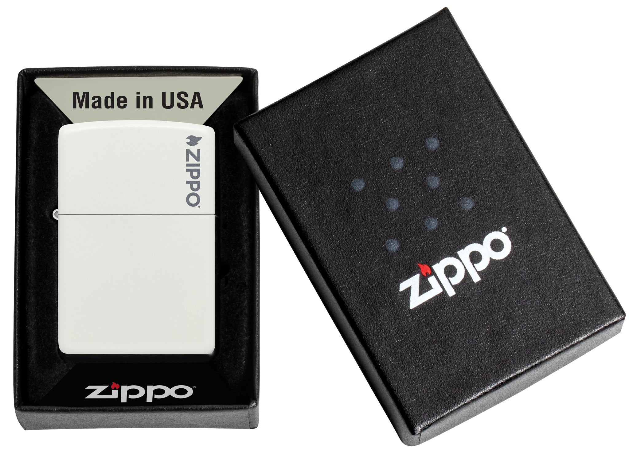 Classic White Matte Zippo Logo küçük görsel