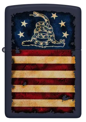Dont Tread on Me® Vintage Flag Design küçük görsel