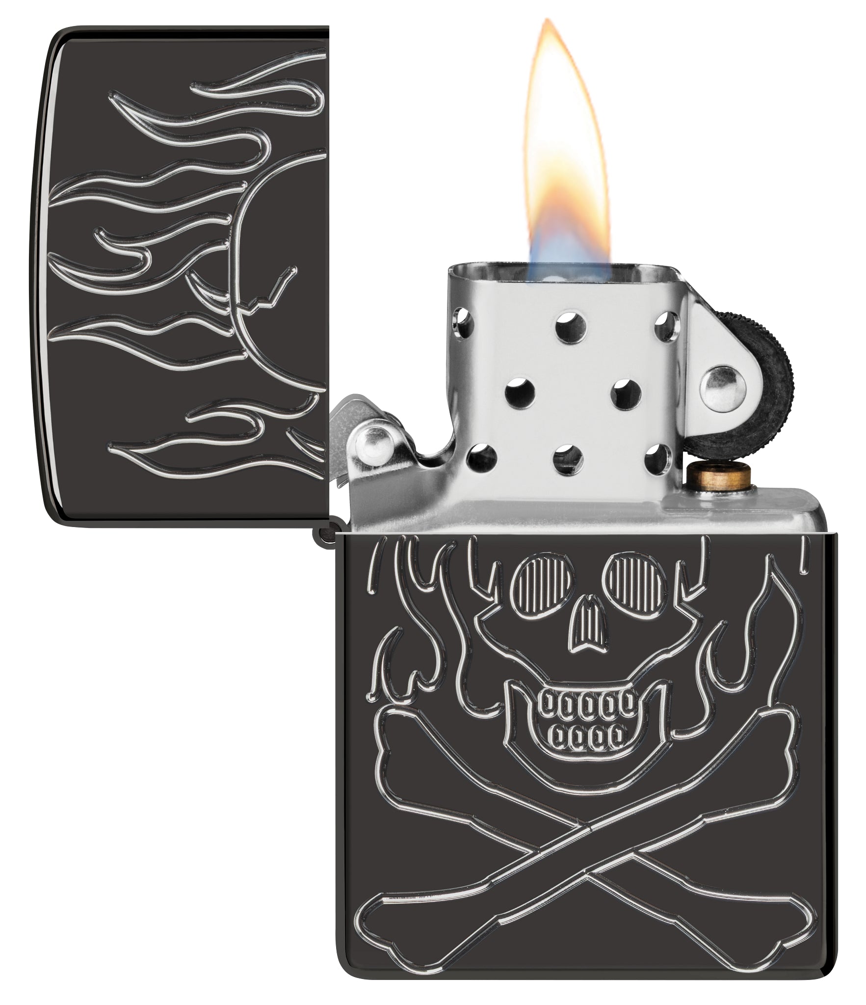 Flaming Skull Design küçük görsel